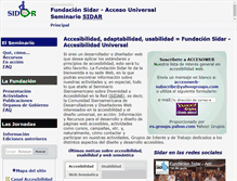 Tablet Screenshot of jornadas.sidar.org